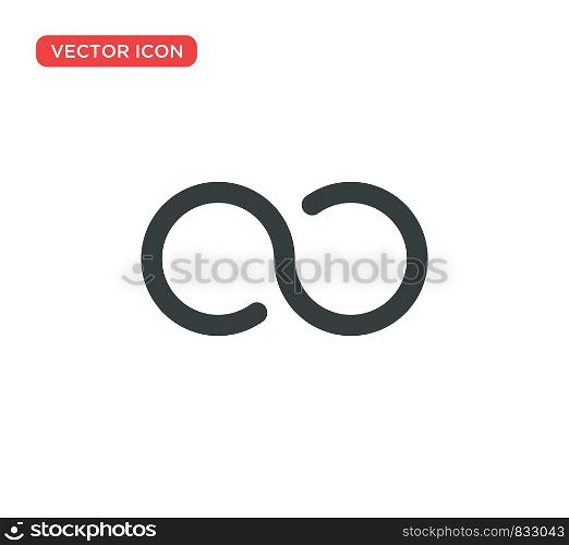 Infinity Icon Symbol Vector Illustration Design