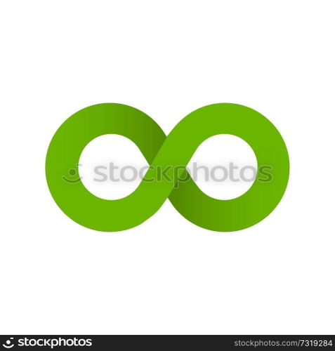 Infinity Icon Vector.