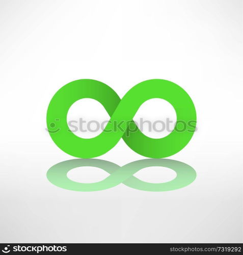 Infinity Icon Vector.