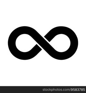 Infinity icon vector illustration symbol design.