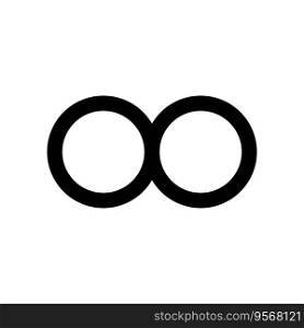infinity icon vector template illustration logo design