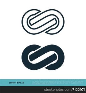 Infinity, Infinite, Endless Symbol Icon Vector Logo Template Illustration Design. Vector EPS 10.