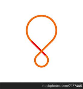 Infinity Line Logo Template Illustration Design. Vector EPS 10.