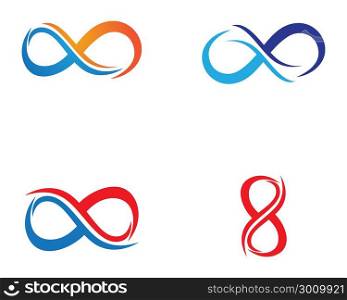 infinity logo and symbol template icons app
