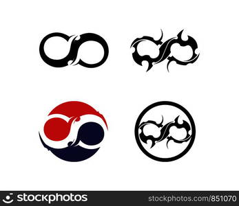 infinity logo and symbol template icons app