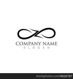 Infinity logo and symbol vector image