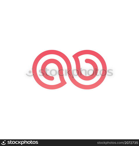 Infinity logo icon vector template