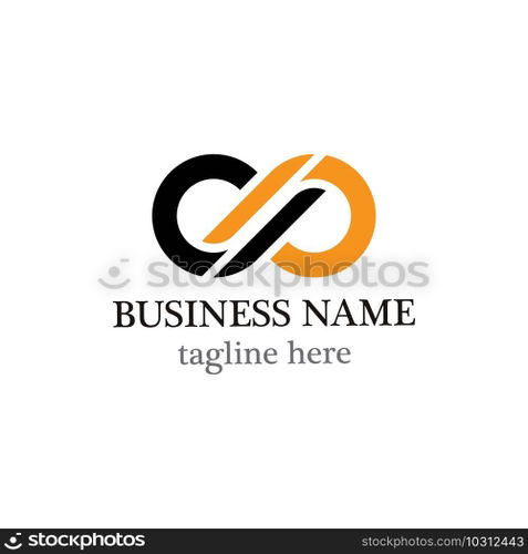 Infinity logo template vector design