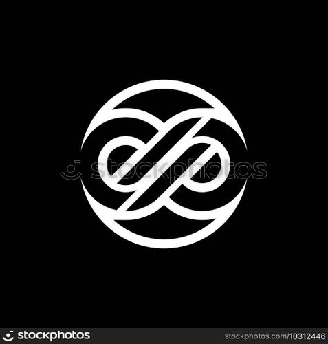 Infinity logo template vector design