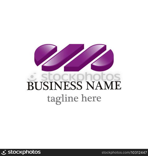 Infinity logo template vector design