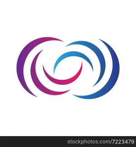 Infinity logo template vector icon design