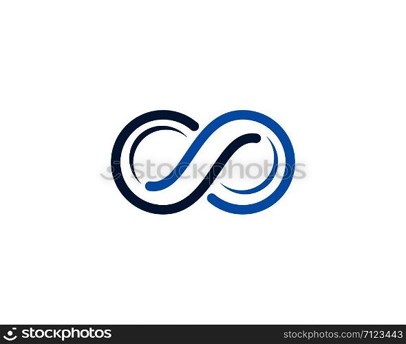 Infinity logo Vector icon template