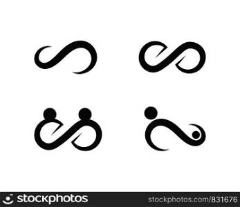 Infinity logo Vector icon template