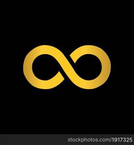 infinity logo vector illustration symbol design.