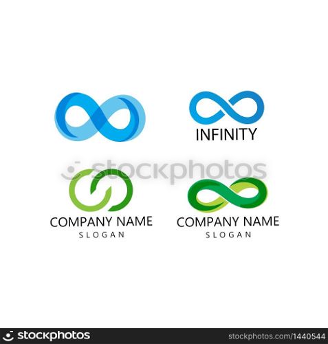 Infinity logo Vector template design