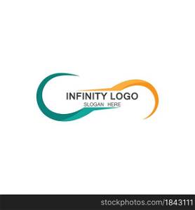 Infinity logos template vector icon