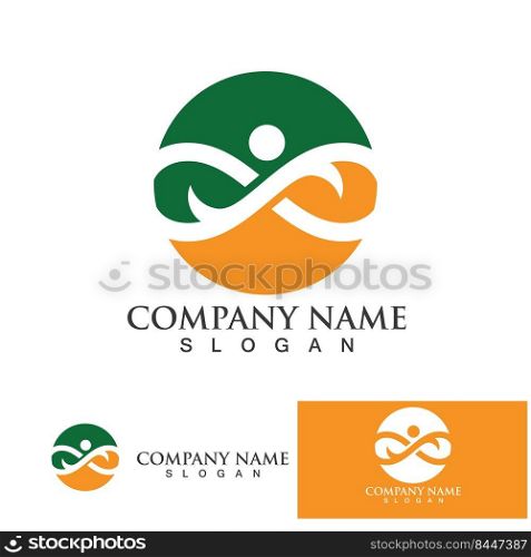Infinity people Logo Family care