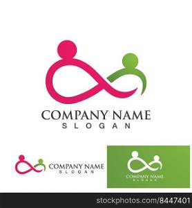Infinity people Logo Family care