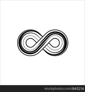 Infinity Sign Design Vector Art Illustration
