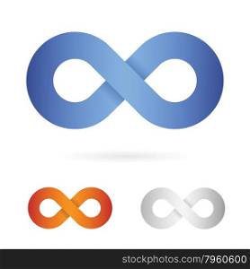 infinity sign icon vector illustration