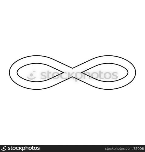 Infinity symbol icon .