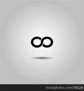 Infinity symbol isolated. Limitless sign icon. Infinity symbol Isolated on White Background
