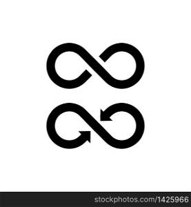 Infinity Symbol Logo. Vector Illustration
