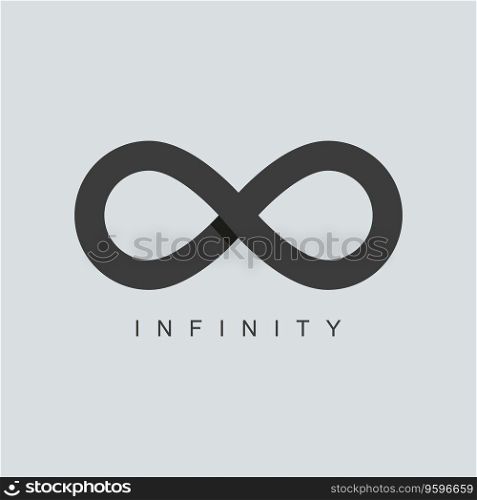 Infinity symbol vector image