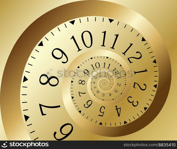Infinity time vector image