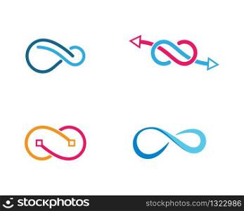 Infinity vector icon illustration design