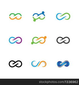 Infinity vector icon illustration design