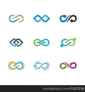 Infinity vector icon illustration design