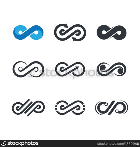 Infinity vector icon illustration design