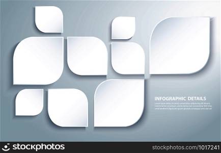 info graphic Vector template with 4 options. Can be used for web, diagram, graph, presentation, chart, report, step by step infographics. Abstract background