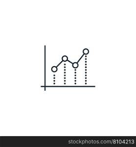 Infochart creative icon from analytics research Vector Image