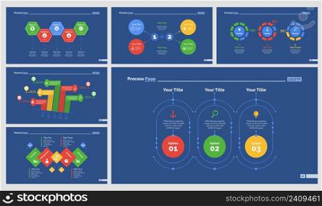 Infograφc design set can be used for workflow layout, diagram, annual report, presentation, web design. Busi≠ss and mana≥ment concept with process, doughnut and per¢a≥charts.