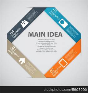 Infographic business template vector illustration