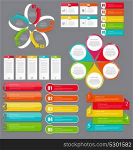 Infographic Design Elements Set for Your Business Vector Illustration. EPS10. Infographic Design Elements Set for Your Business Vector Illustr