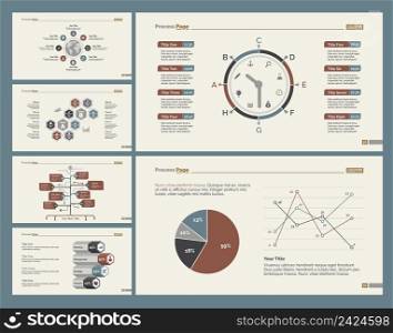 Infographic design set can be used for workflow layout, diagram, annual report, presentation, web design. Business and logistics concept with process, timing, line, flow and pie charts.