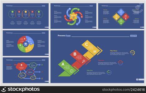 Infographic design set can be used for workflow layout, diagram, annual report, presentation, web design. Business and production concept with process, flow and percentage charts.
