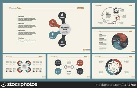 Infographic design set can be used for workflow layout, diagram, annual report, presentation, web design. Business and economics concept with process, and percentage charts.