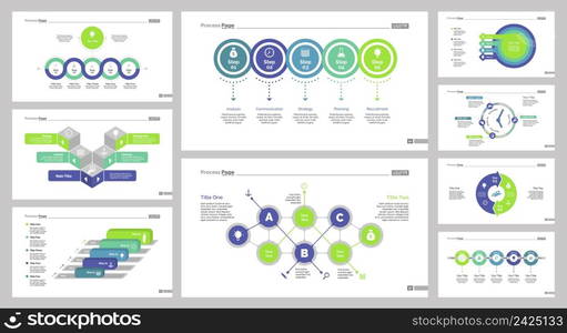 Infographic design set can be used for workflow layout, diagram, annual report, presentation, web design. Business and marketing concept with process, flow and timing charts.