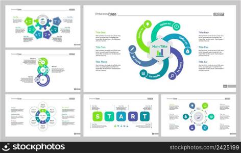 Infographic design set can be used for workflow layout, diagram, annual report, presentation, web design. Business and strategy concept with process and percentage charts.