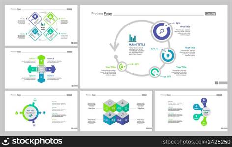 Infographic design set can be used for workflow layout, diagram, annual report, presentation, web design. Business and workflow concept with process and percentage charts.