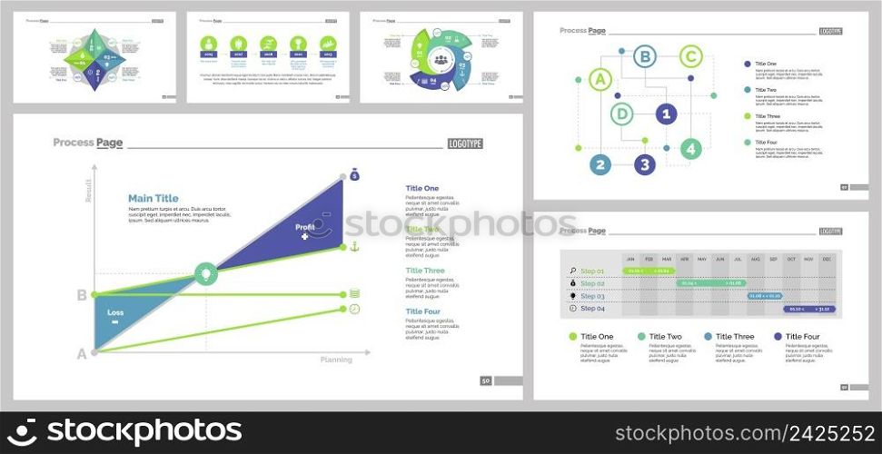 Infographic design set can be used for workflow layout, diagram, annual report, presentation, web design. Business and workflow concept with process, timing, line, area and percentage charts.