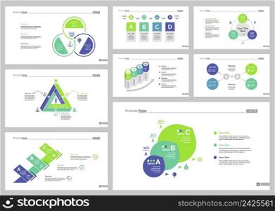 Infographic design set can be used for workflow layout, diagram, annual report, presentation, web design. Business and recruitment concept with process and percentage charts.