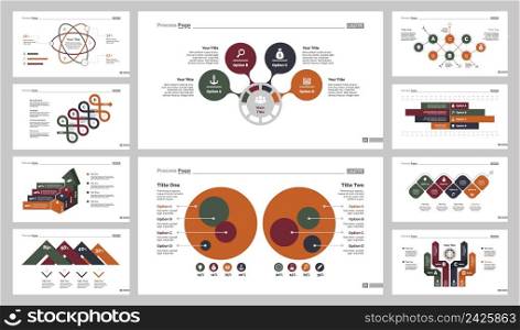 Infographic design set can be used for workflow layout, diagram, annual report, presentation, web design. Business and recruitment concept with process, bar and percentage charts.