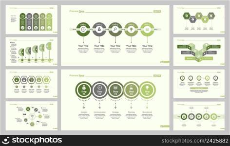 Infographic design set can be used for workflow layout, diagram, annual report, presentation, web design. Business and training concept with process charts.