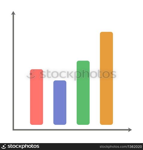 Infographic diagram bars. Chart icon. Statistic of analyze information. Report progress graphic set. Diagram data. Vector EPS 10.