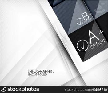 Infographic geometrical shape abstract background. For infographics, business backgrounds, technology templates, business cards